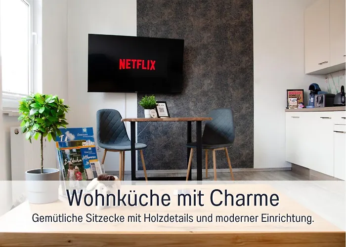 Ilmpartment Deluxe - Vollausstattung - Boxspringbett - Wi-fi - Netflix Appartement Ilmenau